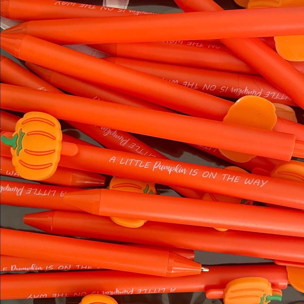 A little Pumpkin is on the Way Baby Shower Party Favor Pens‎